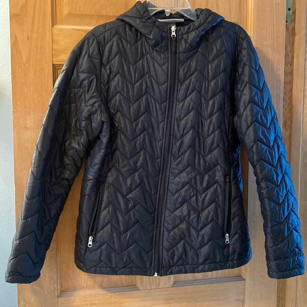 Free Country, size XL, black jacket, warm and packable